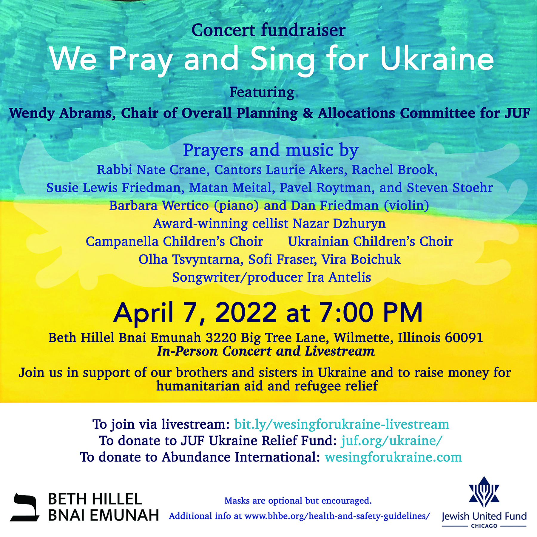 We Pray & Sing for Ukraine