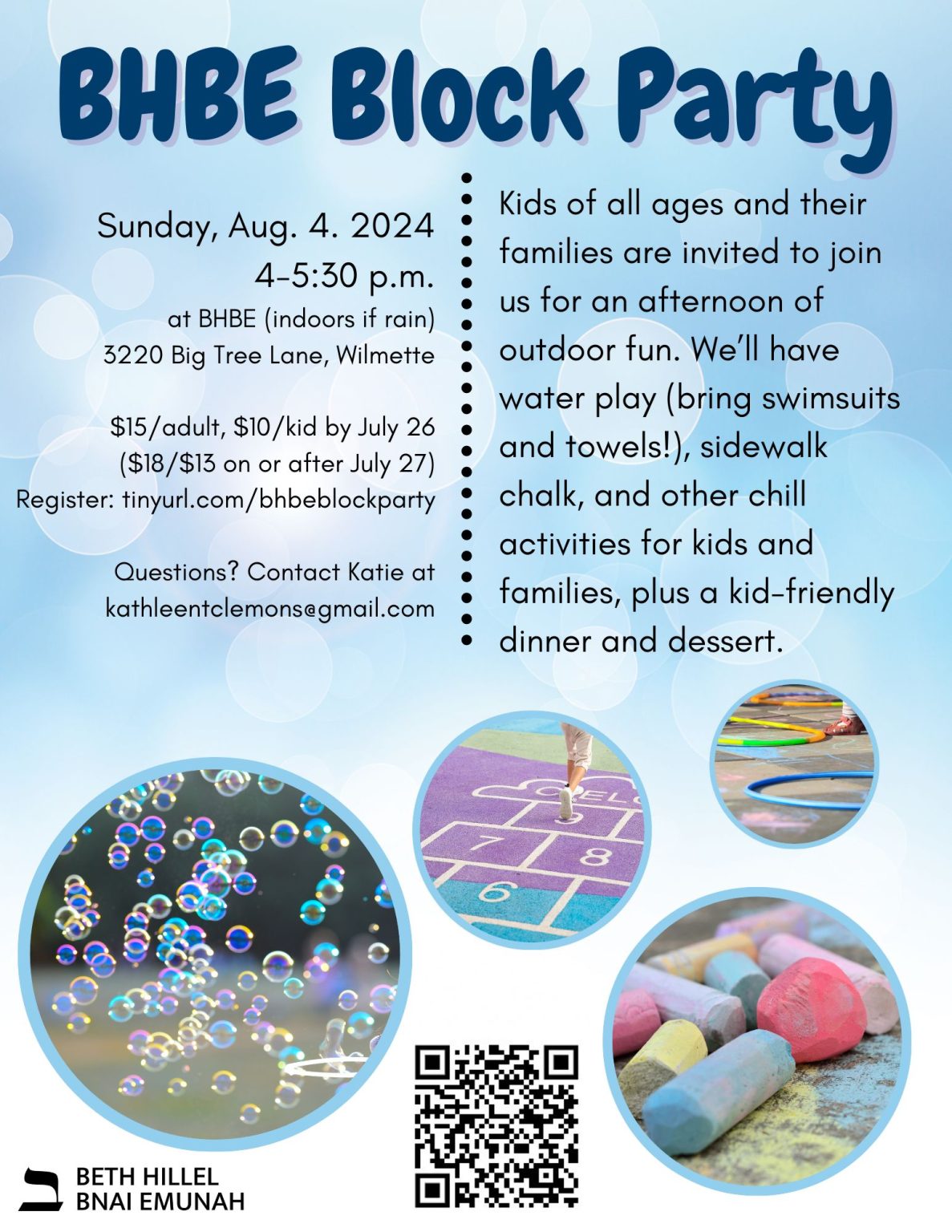 Block Party Beth Hillel Bnai Emunah Conservative Synagogue in